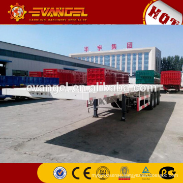 Manufacturer 20ft/40ft transport platform semi trailer trucks for sale